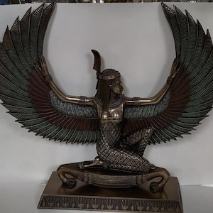 Unique Heavy Large Egyptian Goddess of Truth & Justice Goddess Matt