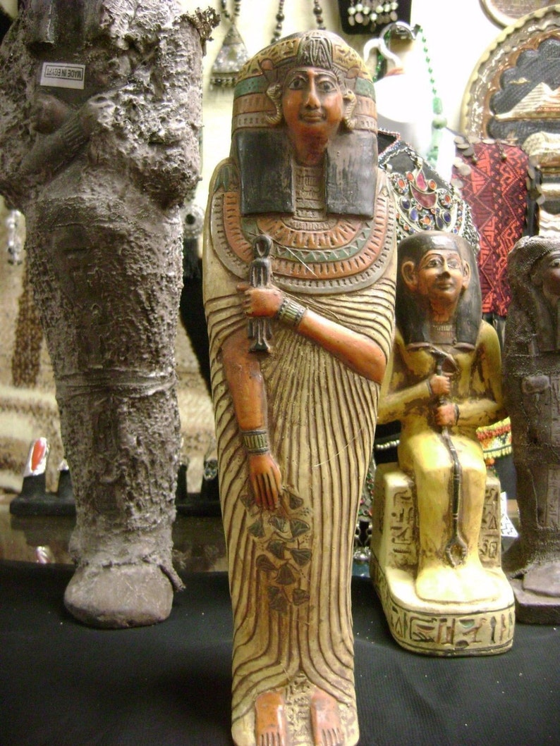 Unique Old Large Egyptian Statue Goddess Hathor Made in Egypt Etsy
