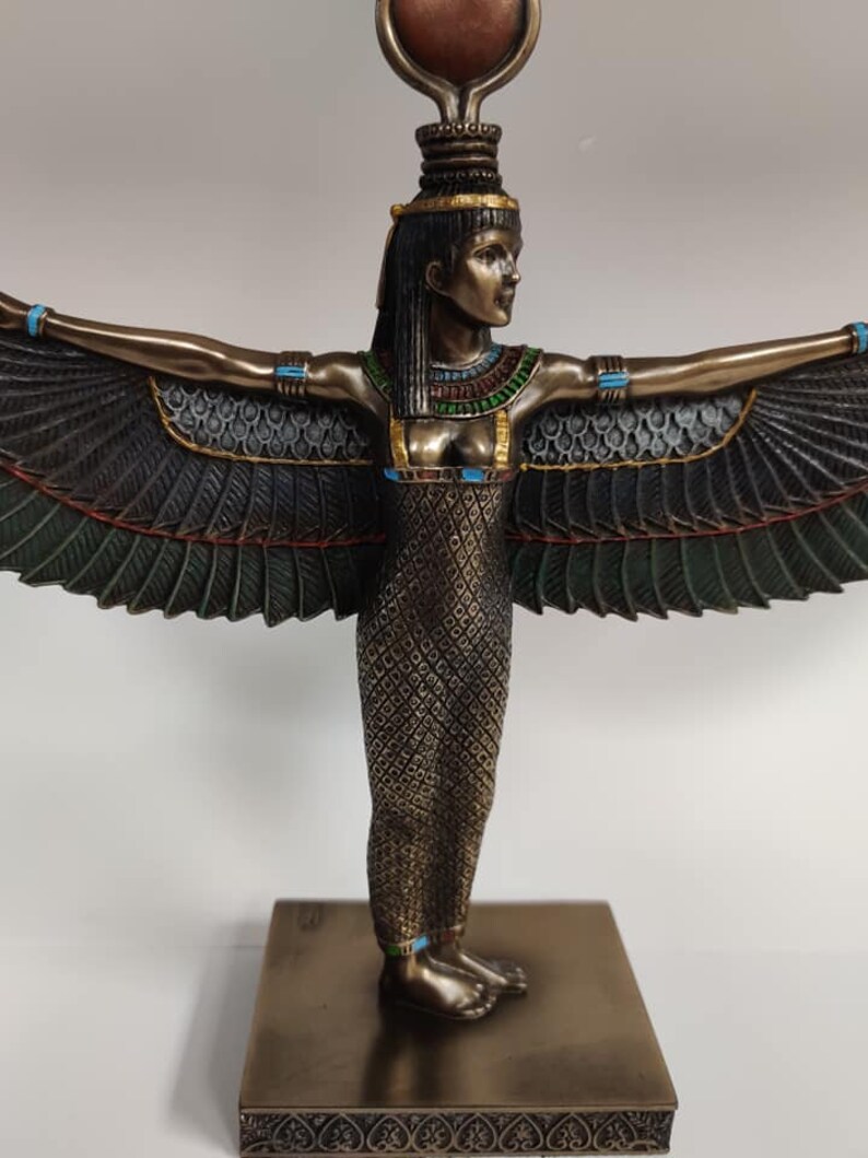 Unique Grande déesse égyptienne ISIS Statue 9'' H Etsy France