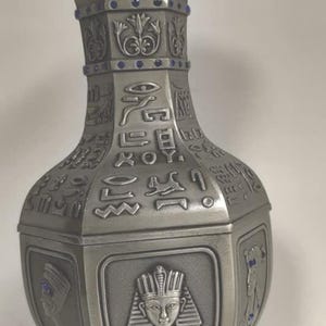 Unique Egyptian Pewter Vase with beautifully design Mad in Egypt