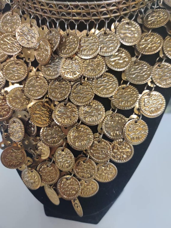 Brass coin necklace online