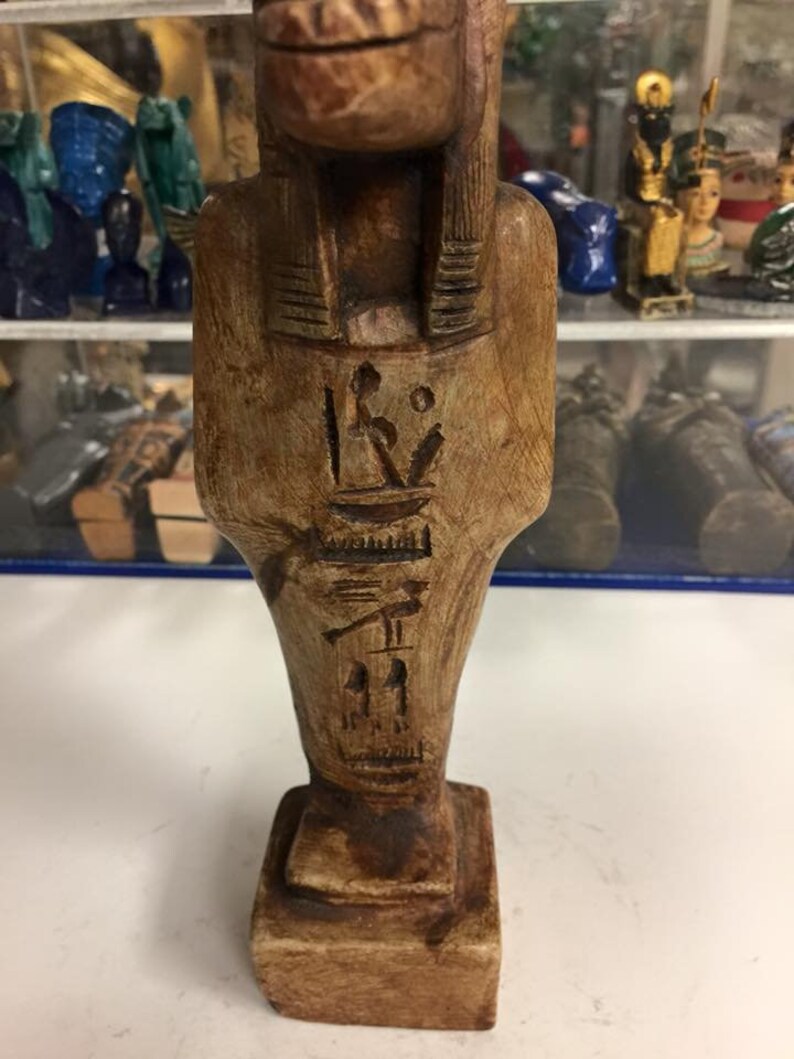 4 Images 1 Mot Egypte Statue Vintage statue égyptienne unique Dieu Sobek pierre naturelle | Etsy