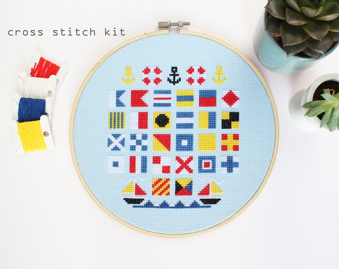 View Fabric Cross Stitch Kits by DianaWattersHandmade on Etsy