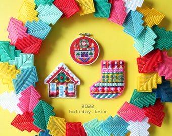 2023 holiday ornament trio -  holiday ornament kit