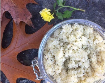 Skin Detox Sugar Scrub • Organic • Holistic Skin Care • Vegan • Exfoliate