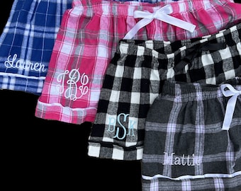 Monogrammed PJ Shorts