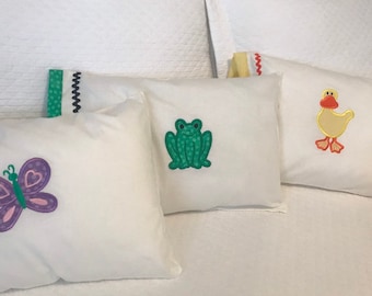 Personalized Toddler Pillow, Travel Pillow, Baby Room Decor