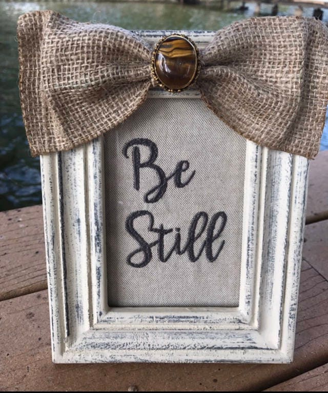 Be Still Frame, Quote Frame - Etsy