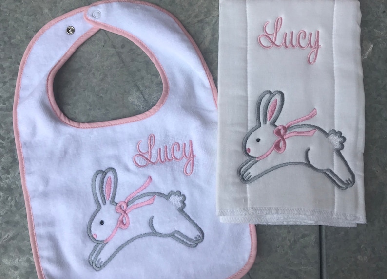 Personalized Baby Girl Burp Cloths Monogram Burp Cloths Burp Etsy