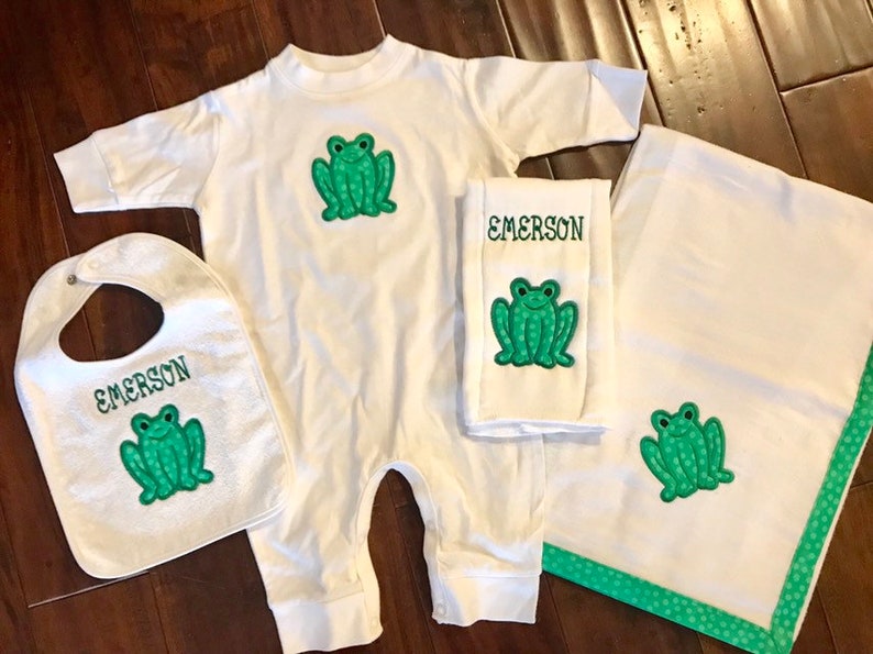 Monogram Burp Cloths Monogram Bibs Monogram Blanket Etsy