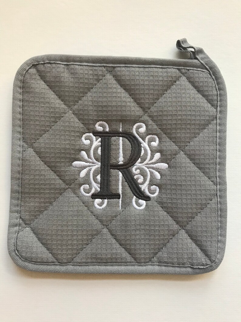 Personalized Pot Holders Farmhouse Kitchen Pot Holder or Etsy