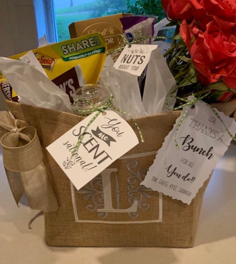 Believe Christmas Basket Monogram Canvas Gift Basket Etsy