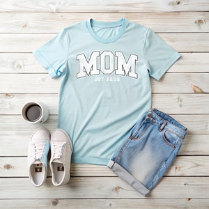 MOM - Not Bruh - Great Gift for Mom, Mother, Mum, Mama Unisex Heavy Cotton Tee