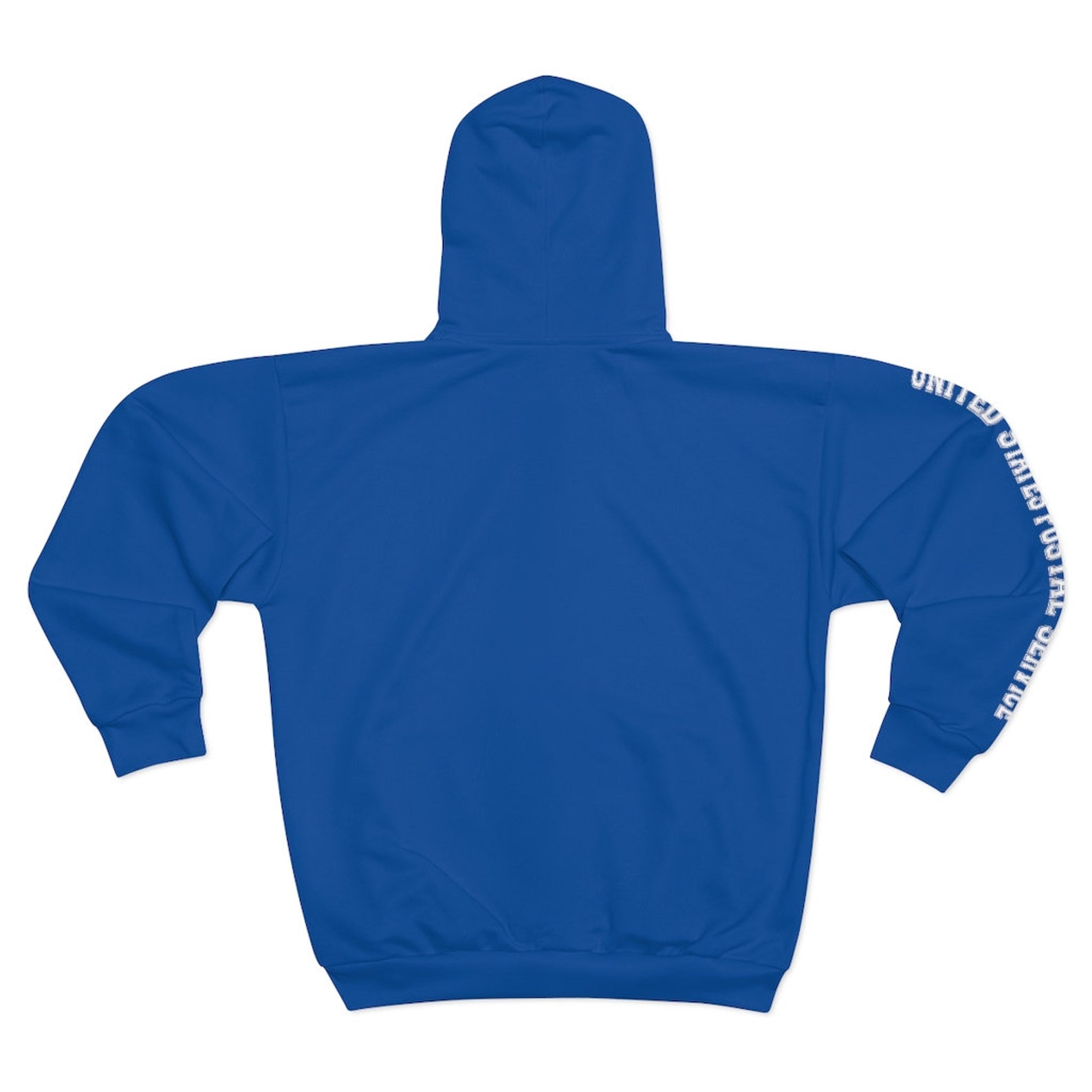 USPS Fleece Unisex Zip Hoodie with Sleeve Graphic United Etsy