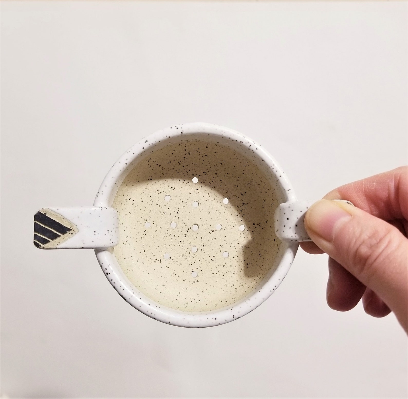 Handmade Ceramic Tea Strainer Set strainer Strainer Holder Etsy