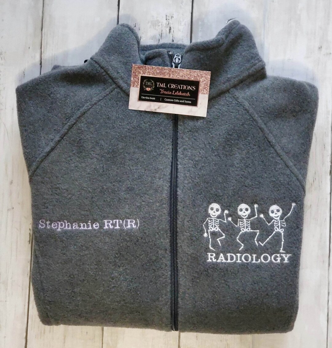 Radiology Fleece Jackets Etsy
