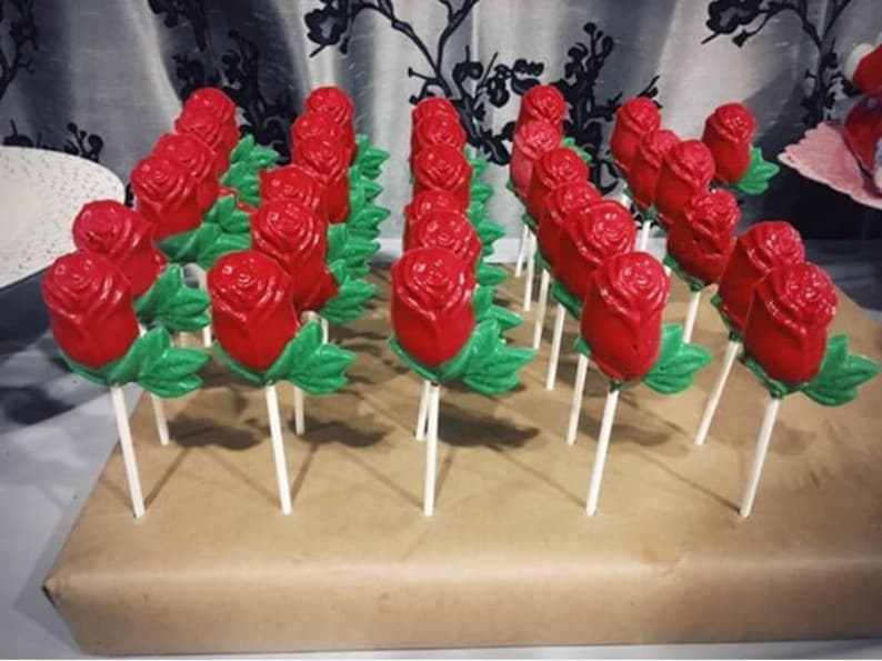 Chocolate Lollies Rose / Chocolate Lollipops 12ct Etsy