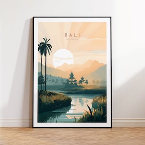 Bali Travel Print - Indonesia, Bali Poster, Home Decor, Gift Print or Canvas