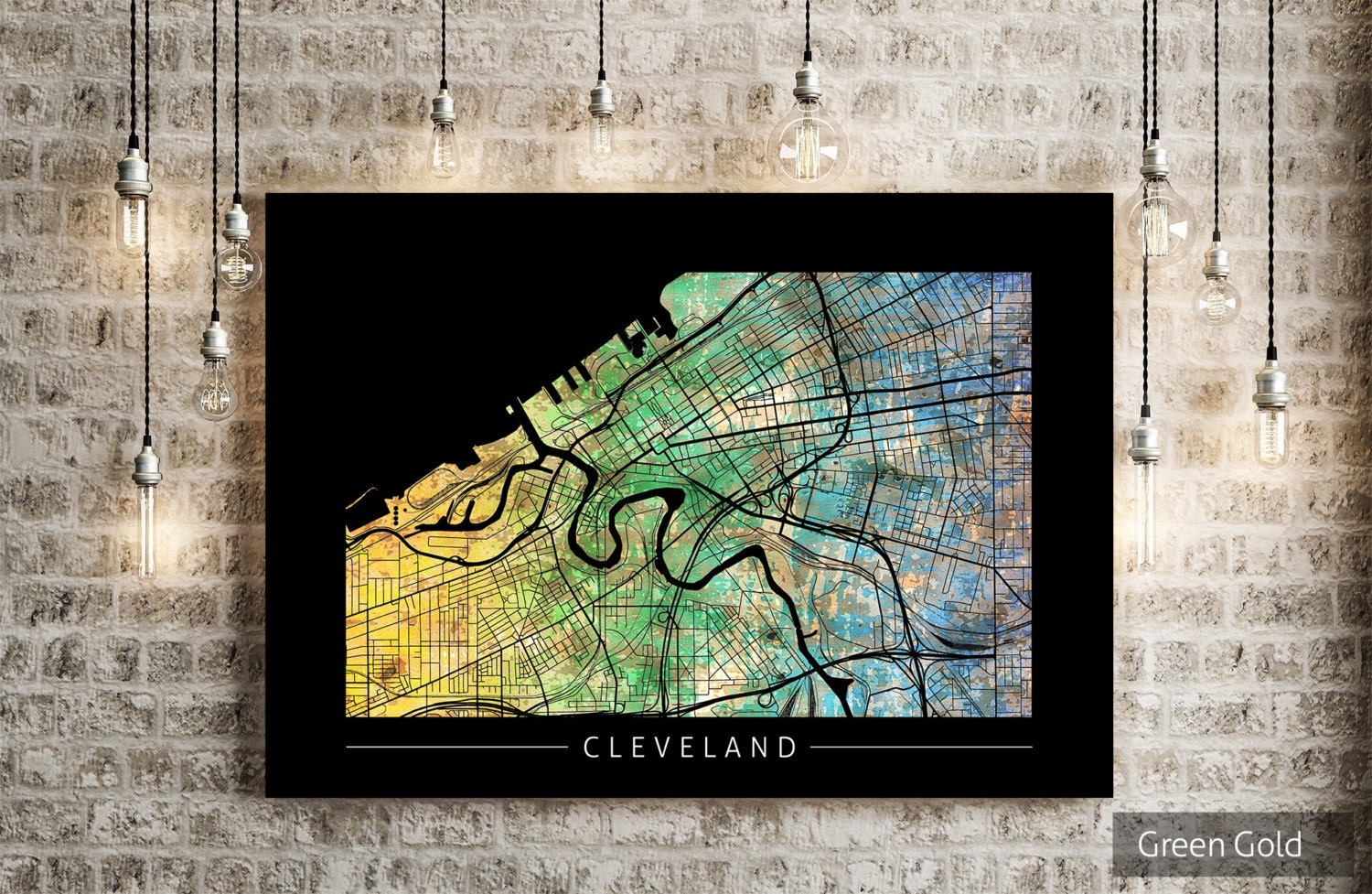 Street map Cleveland Chio