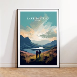 Cumbria Travel Print - Lake District, England, Cumbria Poster, Home Decor, Gift Print or Canvas