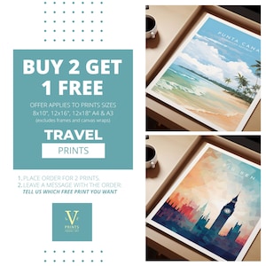 Impresión de viaje a Santorini: Grecia, póster de Santorini, decoración del hogar, impresión de regalo o lienzo imagen 10