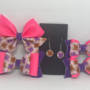 Peanut Butter & Jelly Bows