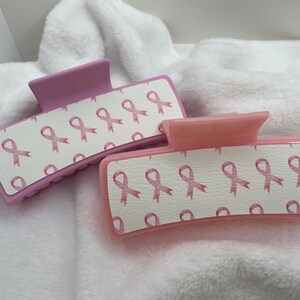 Breast Cancer Awareness Claw Clips