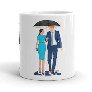 Meghan Markle and Prince Harry Coffee Mug, Duke and Duchess of Sussex, British Royals, Royalty, Couple Goals, iconic photo, gift for her