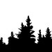 Treeline Vinyl Decal Graphic - Etsy