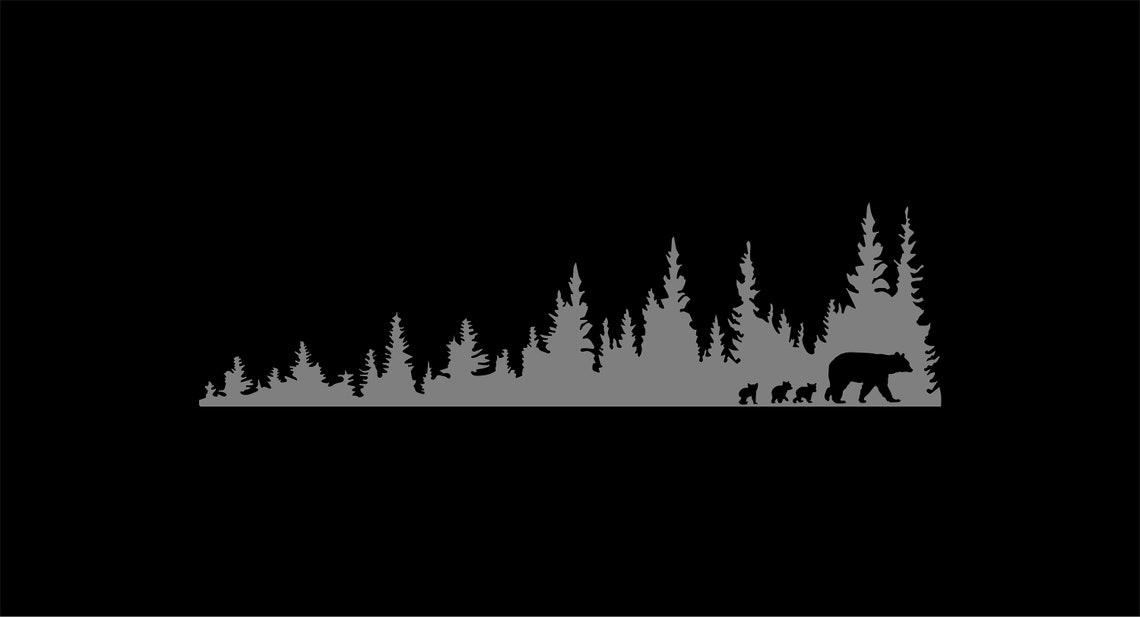 Treeline Mama Bear Sticker - Etsy
