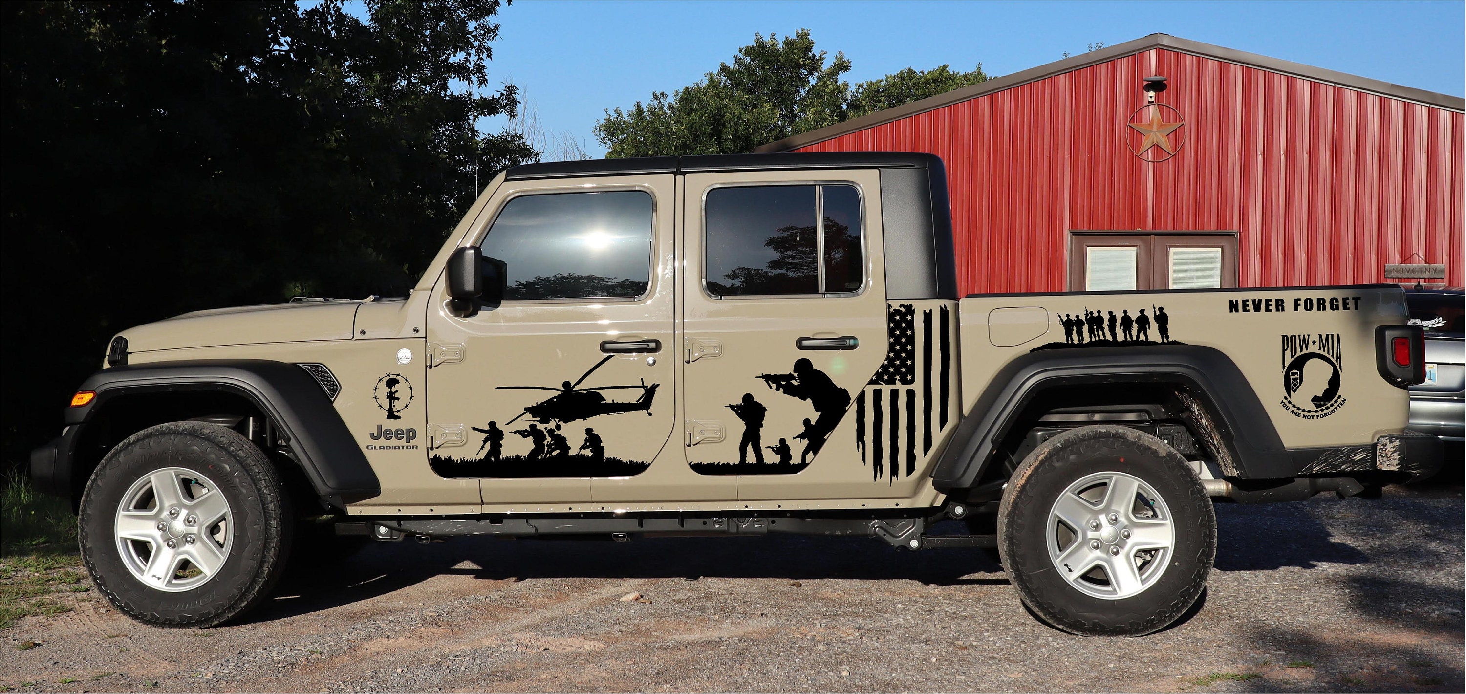 Military Tribute Graphics Kit - Fits 2020+jeep Gladiator - Etsy