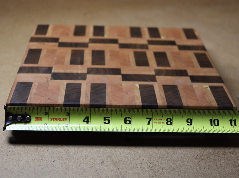 Walnut, Maple, & Cherry End Grain Cutting Board - Thumbnail 4