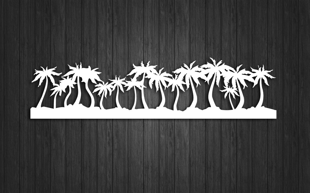 Palm Trees Large Vinyl Decal RV, Camper, Motorhome, Suv, Beach Etsy