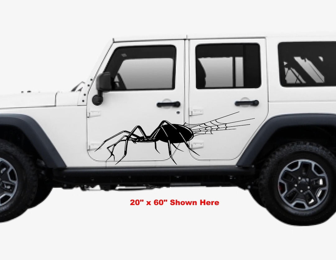 Large Wicked Spider Decal 20