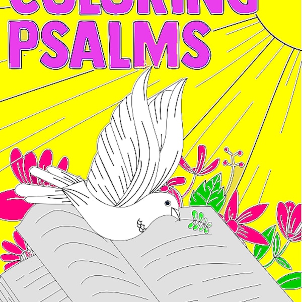 Bible Psalms Coloring Book for Children & Adults Digital (37 Pages available to download and print!)