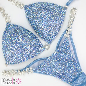 Light Blue Competition Bikini (CB768)