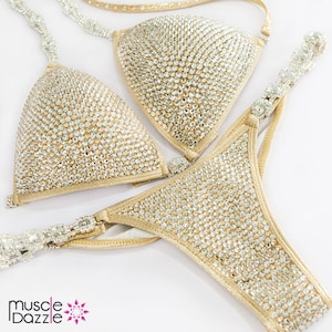 Silver and Gold Competition Bikini (CB325)