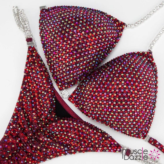 deep red bikini