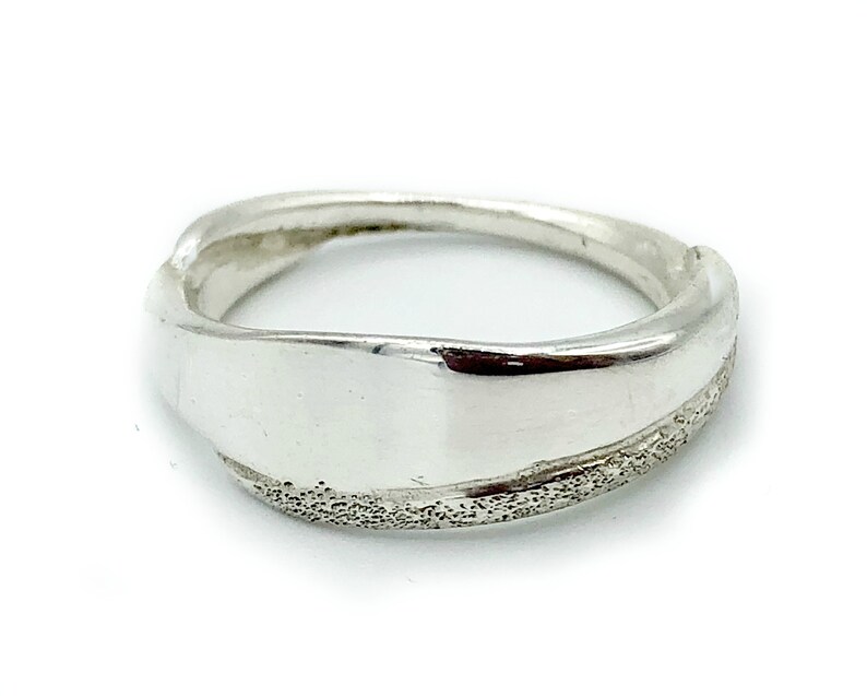handmade silver wrap ring made in Greece silver ring Greek Jewelry Hammered texture ring Rough textured ring Greek ring silver band