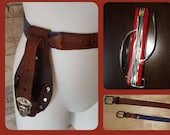 Camping Knife and 2 belts with pocket