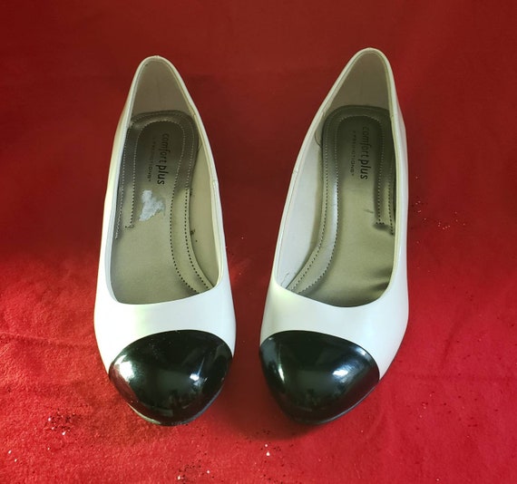 Black White High Heel Shoes