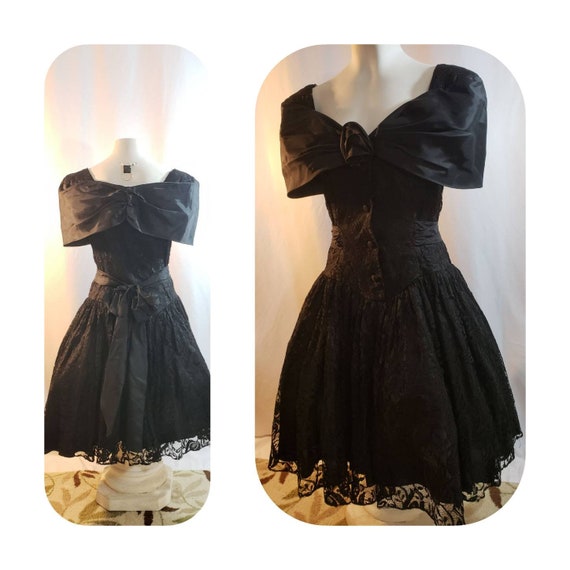 Halloween Witch 70s Lace Dress