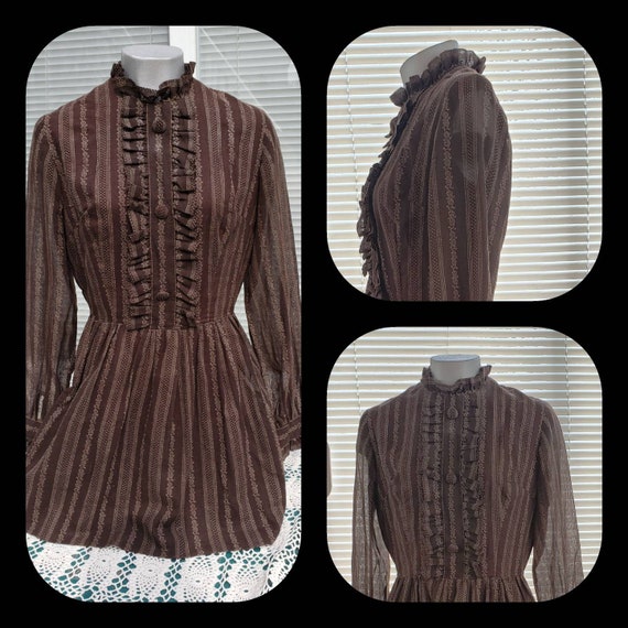 Striped Victorian cosplay blouse