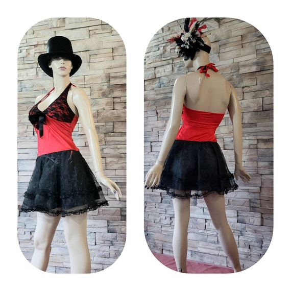 Mini Showgirl Circus Halter Dress