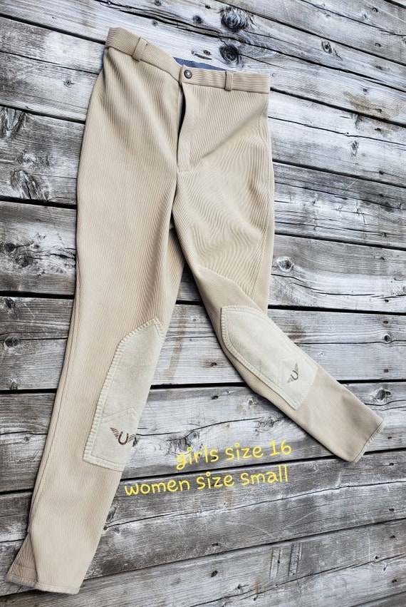 Beige Equestrian Riding Pants