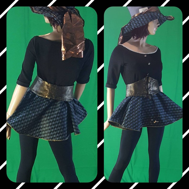 Steampunk Mini Dress