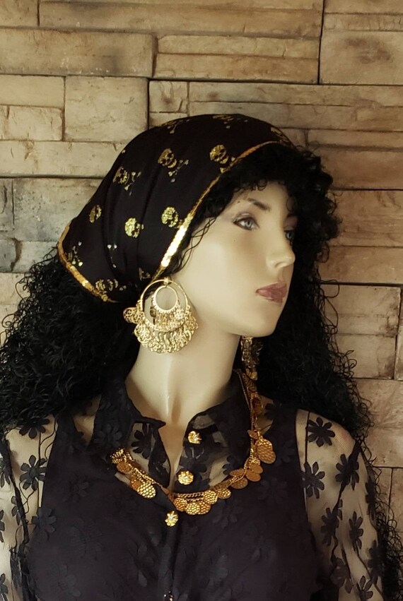 Pirate Gypsy Chandelier Earrings Costume Accessories