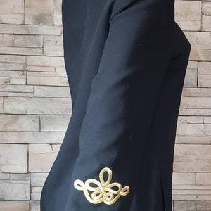 Military Style Steampunk Blazer zdjęcie 2