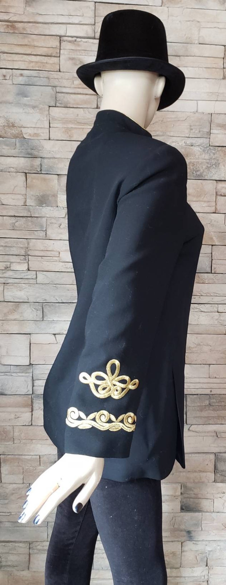 Military Style Steampunk Blazer zdjęcie 2