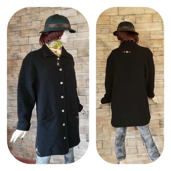 Black Traditional Oktoberfest cardigan